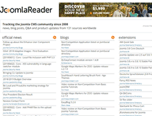 Tablet Screenshot of joomlareader.com